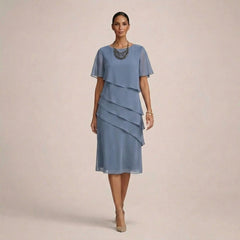 MARA | Elegant Ruffle Dress with Flattering Comfort