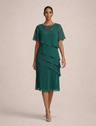 MARA | Elegant Ruffle Dress with Flattering Comfort