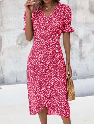 Sophie | Elegant and Comfortable Midi Dress with Floral Print