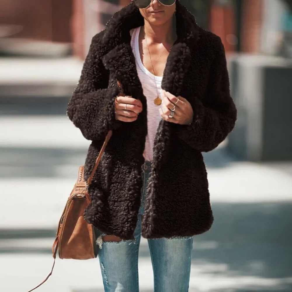 Fuffy Women's Faux Fur Coat