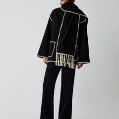 Women's Tailored Jacket with Matching Scarf