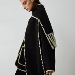 Women's Tailored Jacket with Matching Scarf