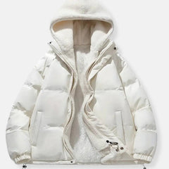 Women's Padded Winter Jacket with Fleece Lining
