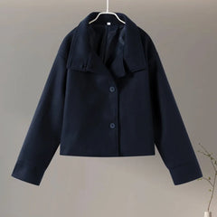Stand Collar Women's Pea Coat