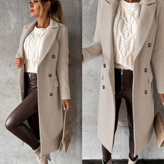 Women's Tailored Double-Breasted Coat