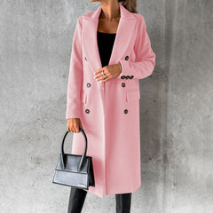 Women's Tailored Double-Breasted Coat