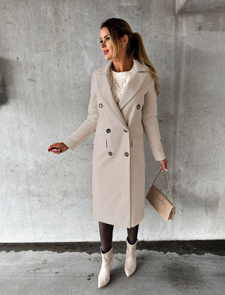 Women's Tailored Double-Breasted Coat