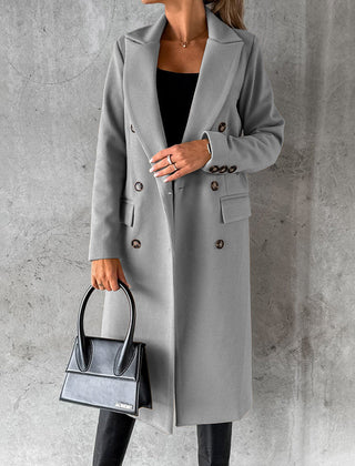 Women's Tailored Double-Breasted Coat