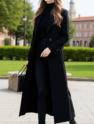 Wool Coat – Stylish Long Design for Warmth and Versatility