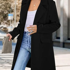 Autumn Trench Coat Women – Stylish Lapel Design for Chic Autumn Outings