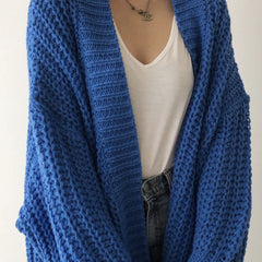 Oversized Split Knit Cardigan