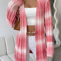 Long Cardigan Sweater - Open Front Soft Knit Duster Cardigan