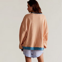 Women's Striped Oversized Sweater