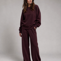 Women's Soft Knit Two-Piece Co-ord Set with Long Sleeves