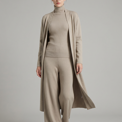 Women's Elegant Three-Piece Coordinated Set in Versatile Colours