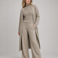 Women's Elegant Three-Piece Coordinated Set in Versatile Colours
