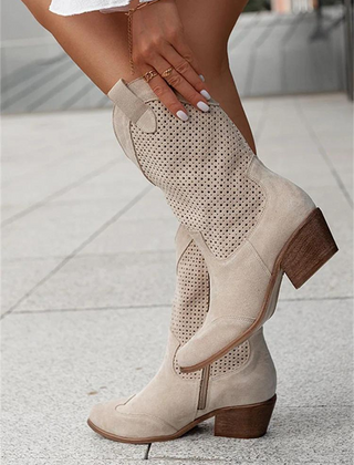 Elegant Heeled Women’s Cowgirl Boots