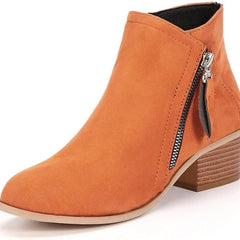 Women's Short Suede Ankle Boots