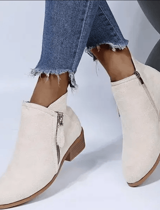 Women's Short Suede Ankle Boots