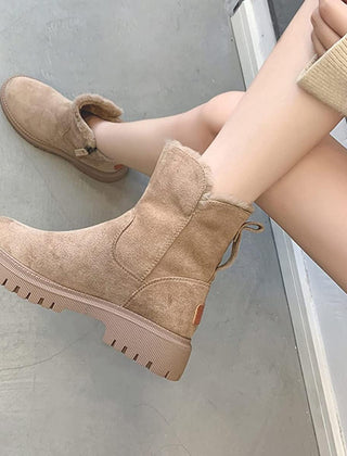 Women's Warm Fur Waterproof Winter Boots
