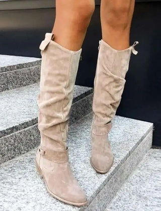 Women's Suede Knee-High Boots