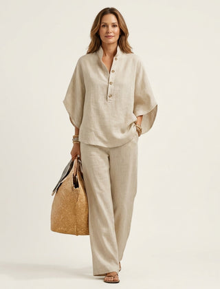 Zerah | Linen Two-Piece Set