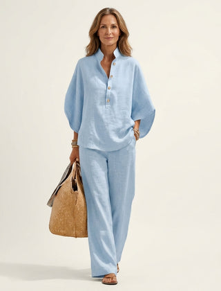 Zerah | Linen Two-Piece Set