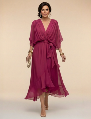 Monica | V-neck dress