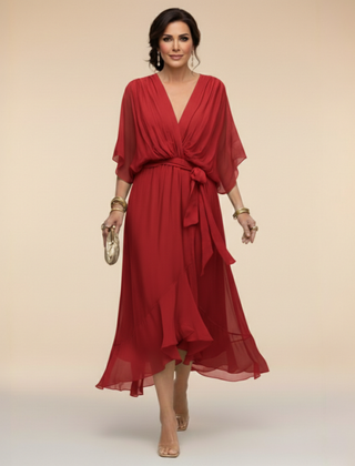 Monica | V-neck dress