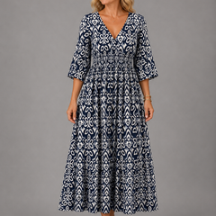 Althea™ | Bohemian Flow Midi Dress