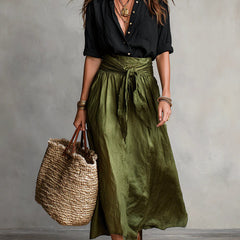 Camilla | Tie-Waist Midi Set