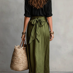 Camilla | Tie-Waist Midi Set