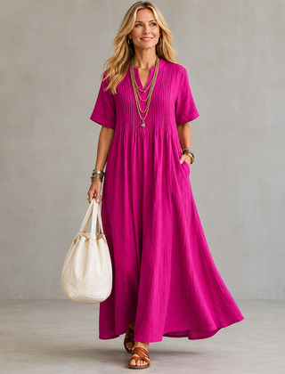 Nathalia™ | Pleated Dress