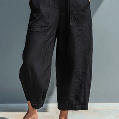 Adele | Fluid Long Jumpsuit with Pockets