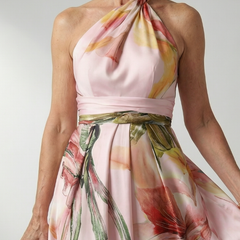 Amiel | Light Floral Maxi Dress