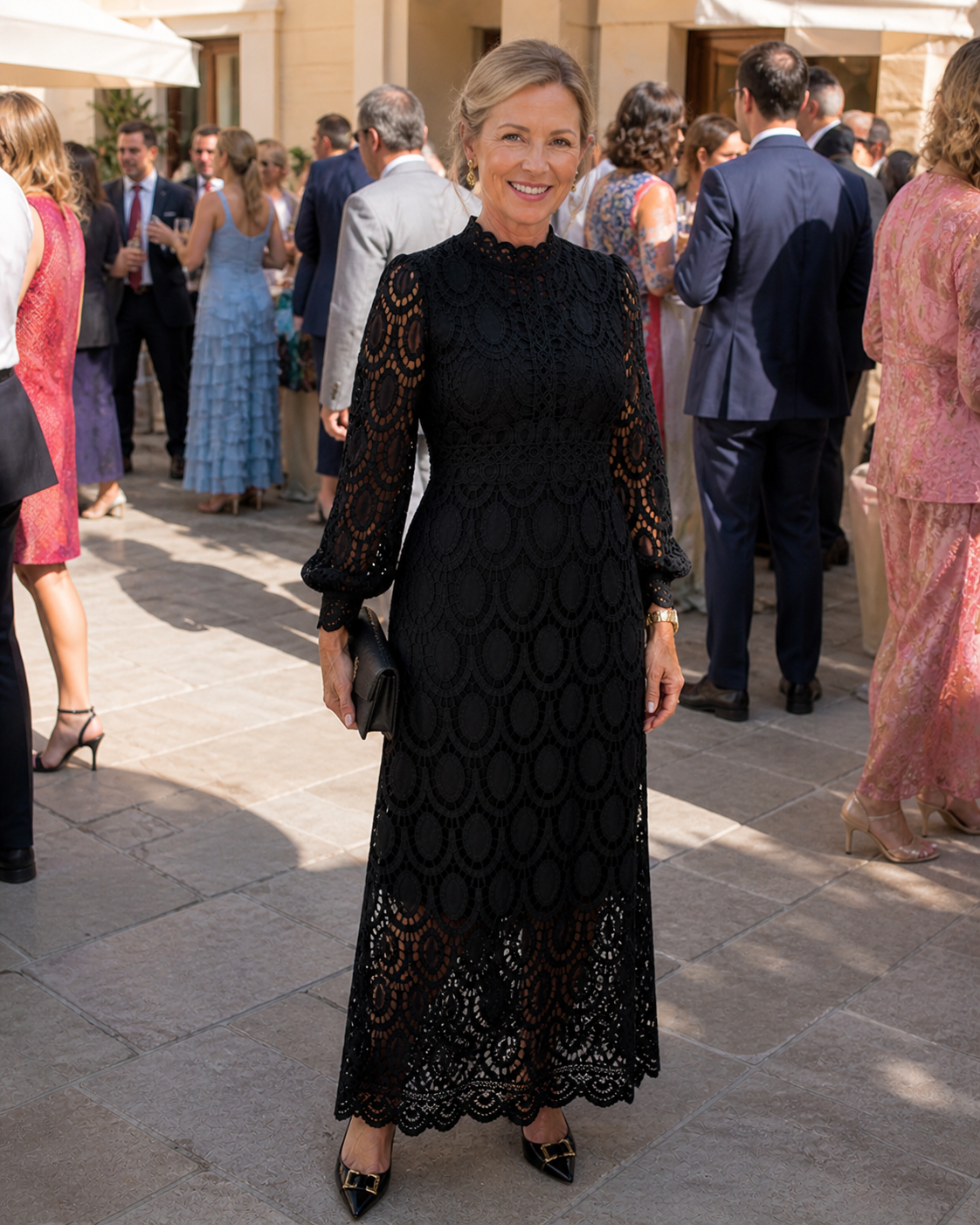 Olivia New York™ | Lace Midi Dress