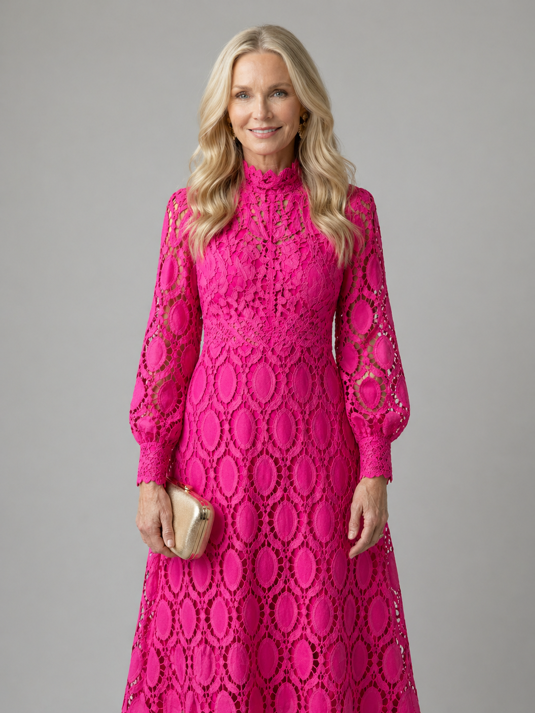 Olivia New York™ | Lace Midi Dress