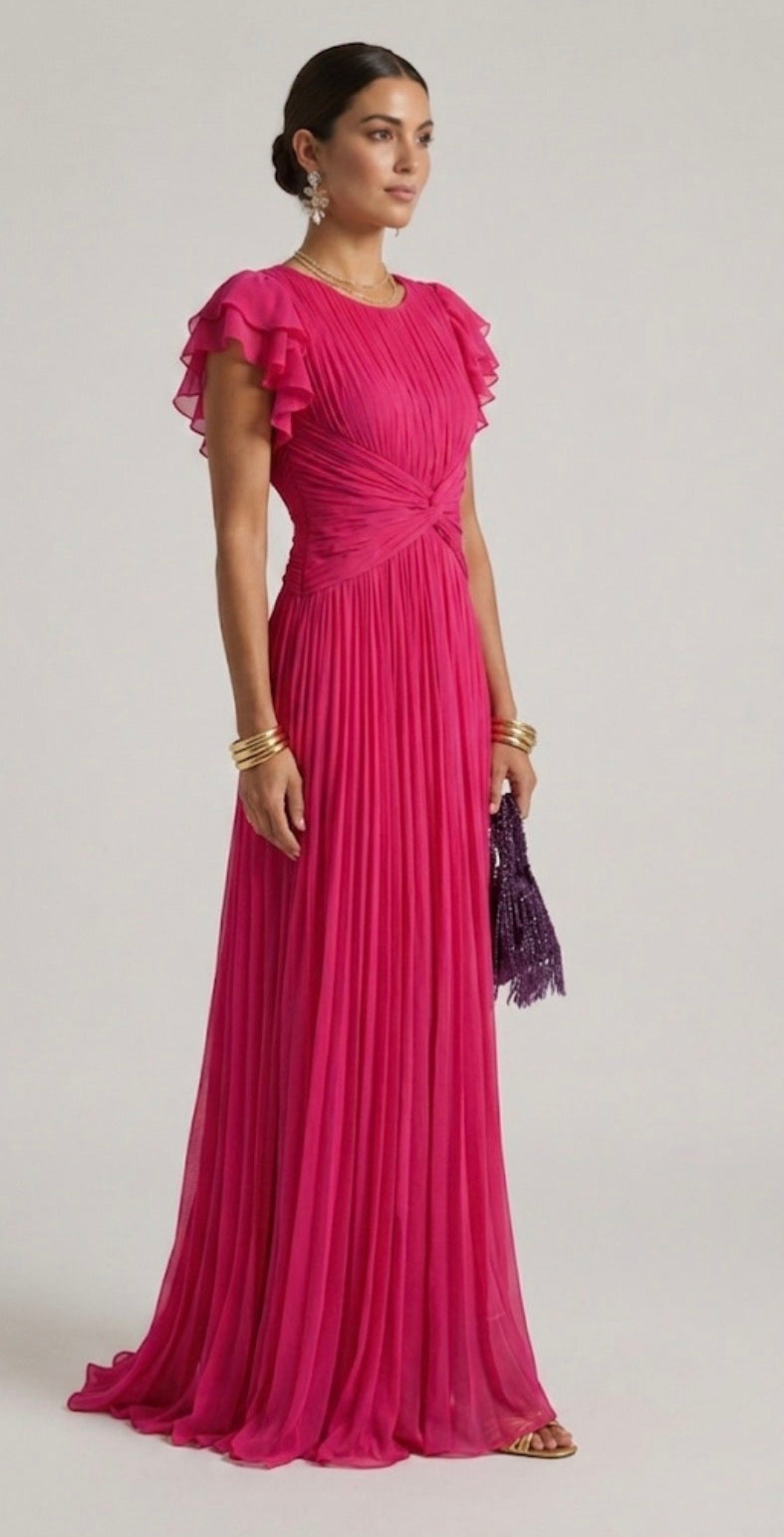 Olivia New York™ | Pleated Evening Dress