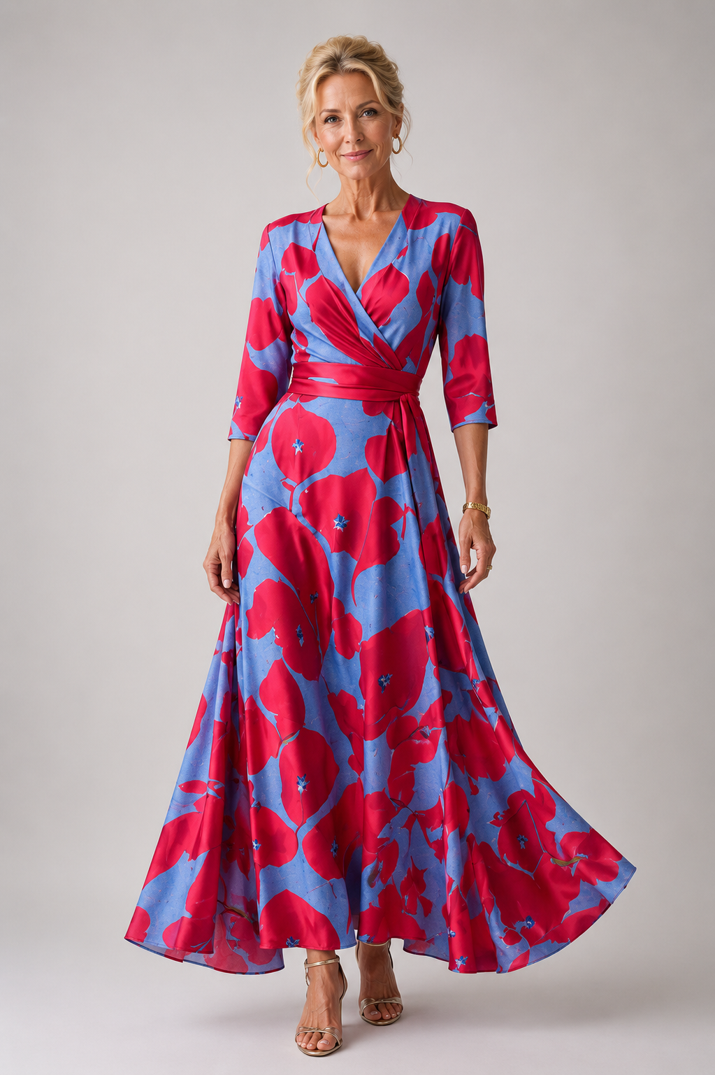 Olivia New York™ | Comfortable dress for every day with V-neck