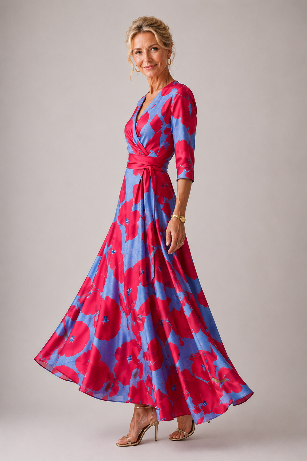 Olivia New York™ | Comfortable dress for every day with V-neck