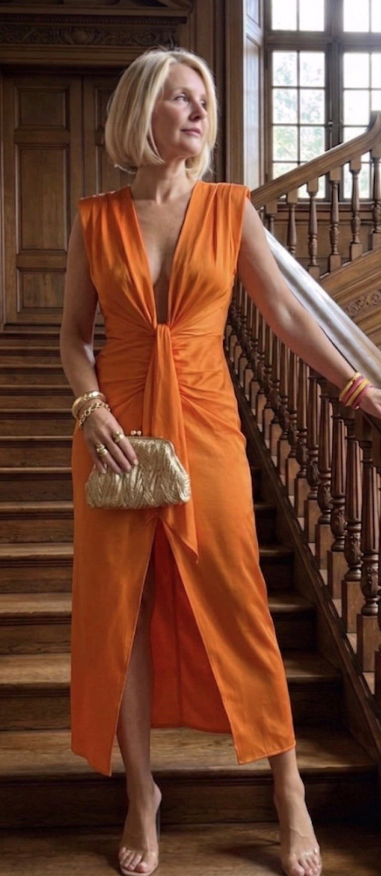 Olivia New York™ | Elegant Pleated Dress