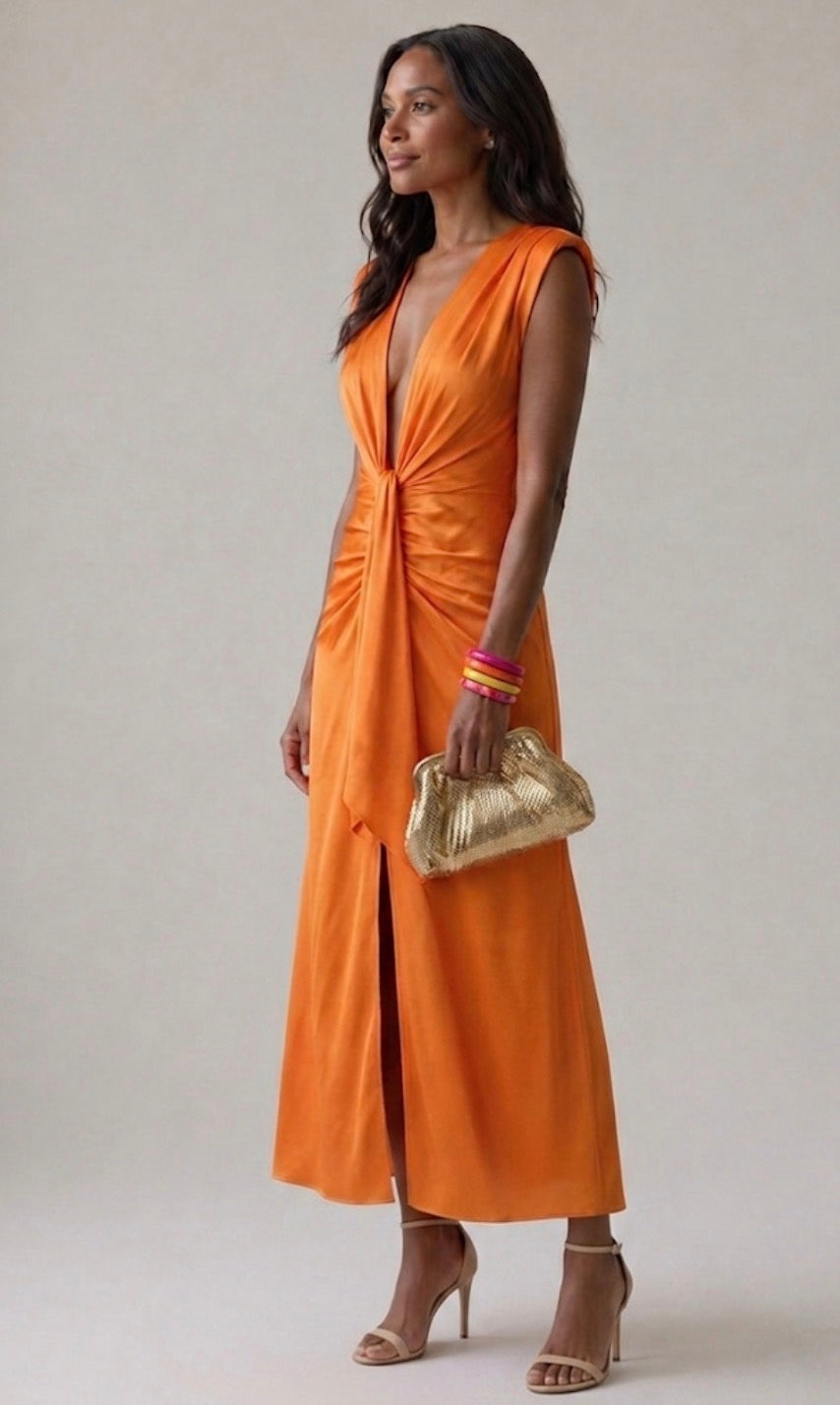 Olivia New York™ | Elegant Pleated Dress
