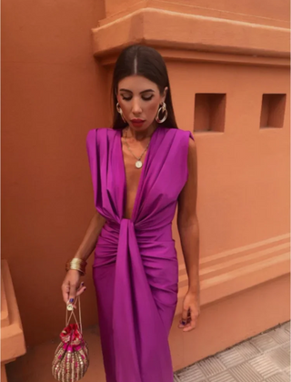 Olivia New York™ | Elegant Pleated Dress