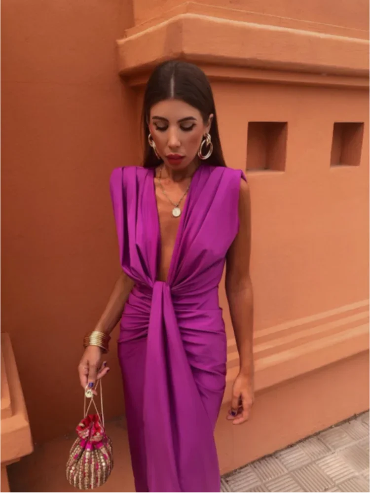 Olivia New York™ | Elegant Pleated Dress