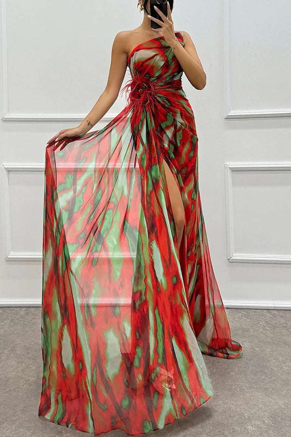 Olivia New York™ | Vibrant Draped Dress