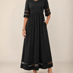 Aubrey™ – Flattering Tummy-Smoothing Midi Dress