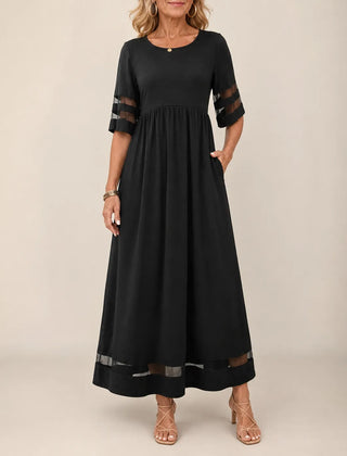 Aubrey™ – Flattering Tummy-Smoothing Midi Dress