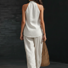Zoe™ – Sleeveless Top and Wide Pants