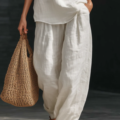 Zoe™ – Sleeveless Top and Wide Pants