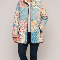 Zarae | Charming Floral Quilted Jacket for Women